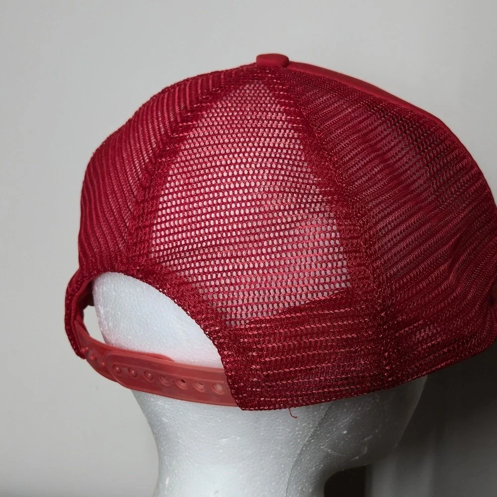 Vintage 80s Indiana Hoosiers Snapback Hat Cap IU University USA Trucker Mesh